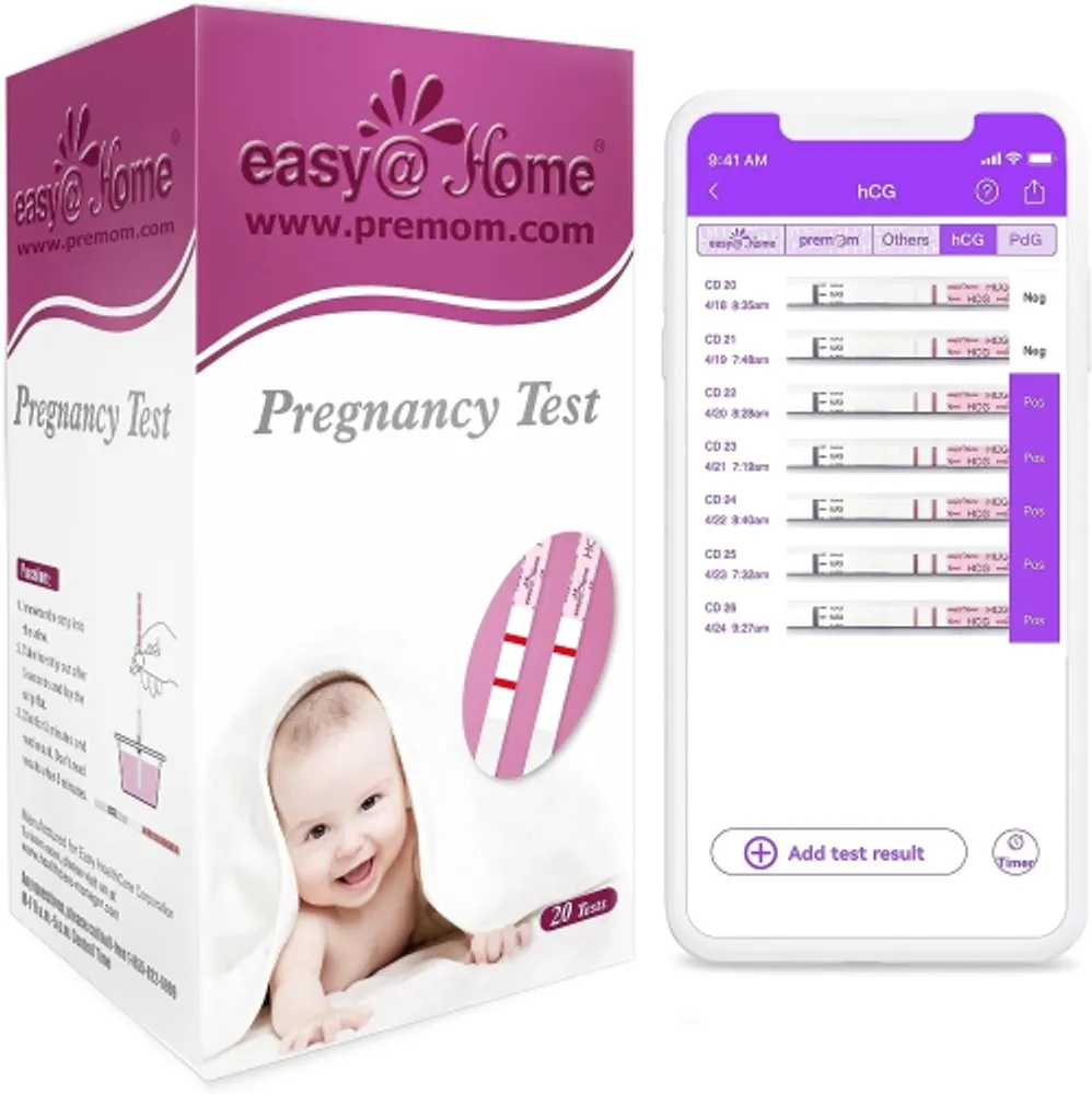  Easy@Home 100 Ovulation (LH) and 20 Pregnancy (HCG