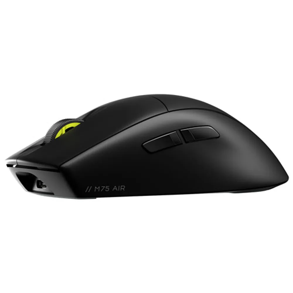 Corsair M75 AIR 26000 DPI Bluetooth Optical Gaming Mouse - Black