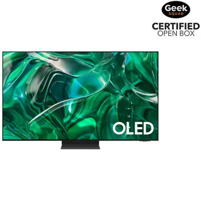Open Box - Samsung 77" 4K UHD HDR OLED Tizen Smart TV(QN77S95CAFXZC) - 2023 - Titan Black