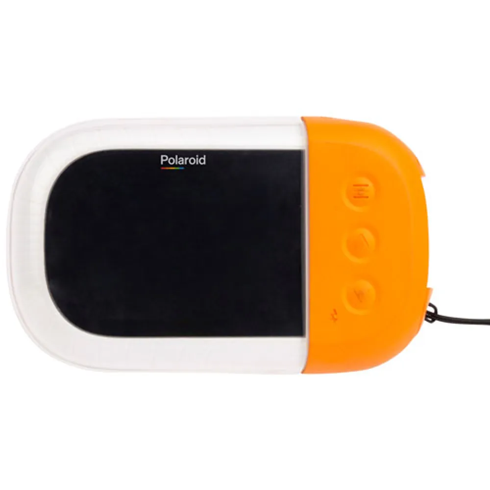 Polaroid IE50 18MP Waterproof Camera - White/Orange - Only at Best Buy