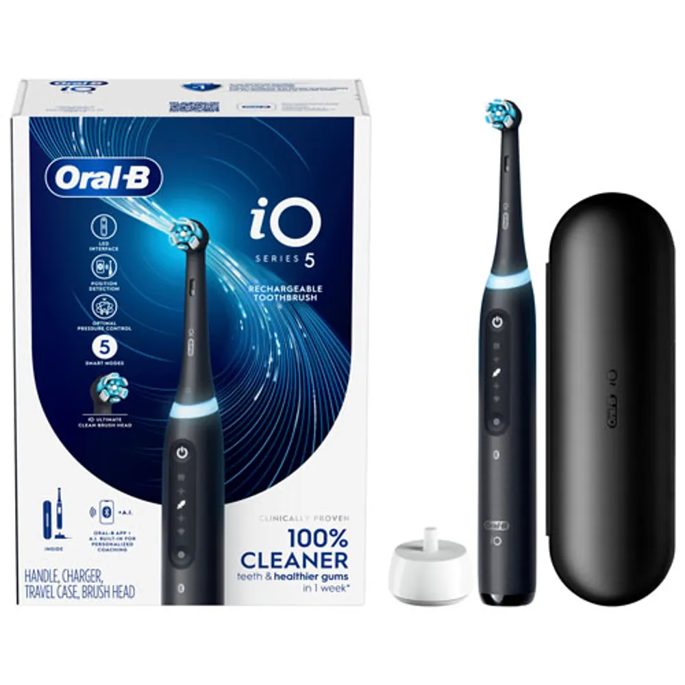 Oral-B iO Series 5 Rechargeable Electric Toothbrush - Black