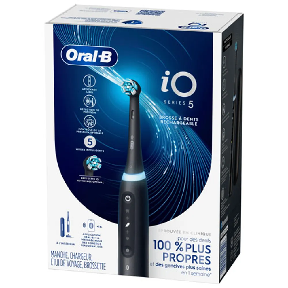 Oral-B iO Series 5 Rechargeable Electric Toothbrush - Black