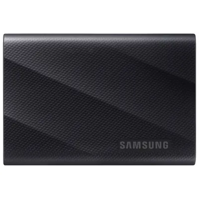 Samsung T9 1TB USB 3.2 External Solid State Drive (MU-PG1T0B/AM) - Black - English