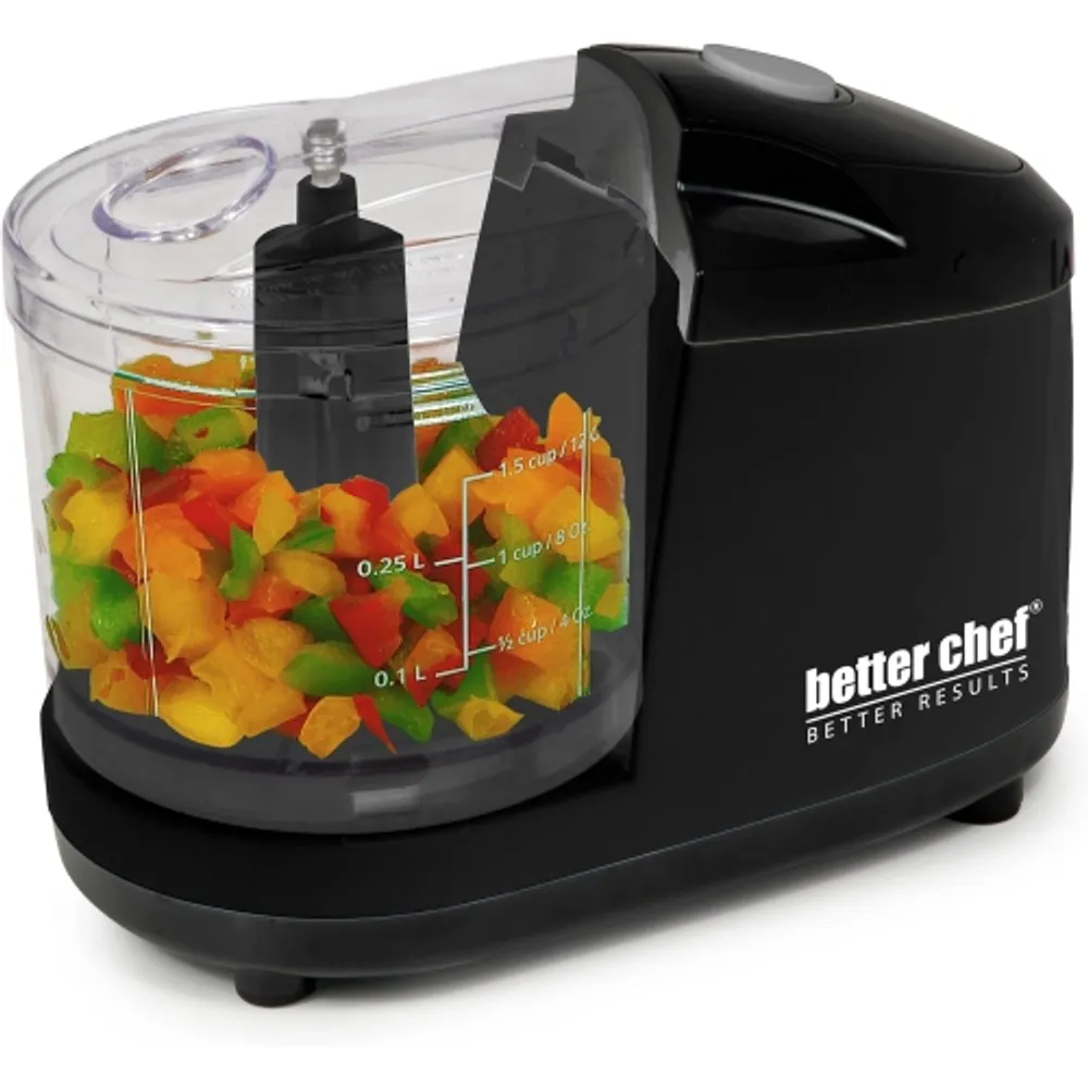  Toastmaster TM-61MC 1.5 Cup One-Touch Mini Food Chopper, Black:  Home & Kitchen