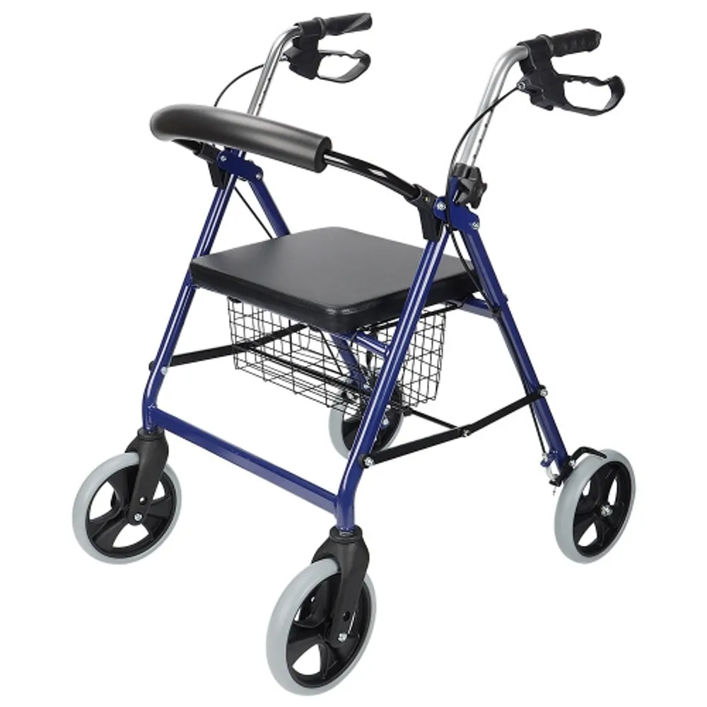 Goplus Walkers for Seniors, Foldable Standard Walker with 5