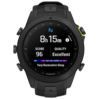 Garmin MARQ Athlete (Gen 2) Carbon Edition 48mm Bluetooth Running Smartwatch - Black