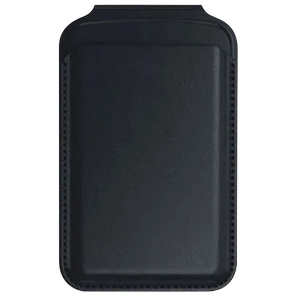 Satechi Vegan-Leather Magnetic Wallet Stand with MagSafe - Black