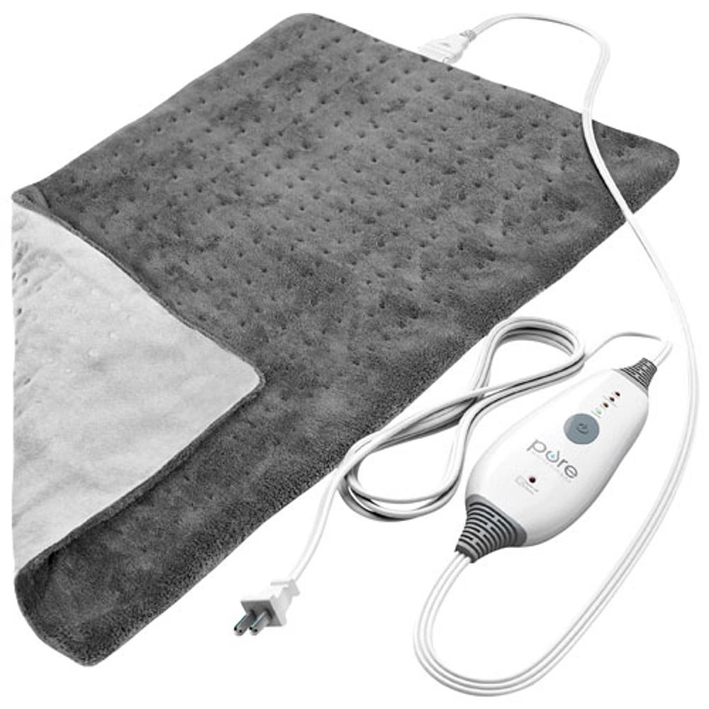 PureRelief Deluxe Heating Pad - Grey