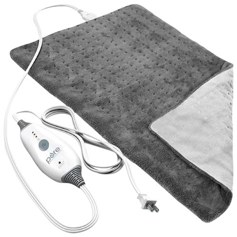 PureRelief Deluxe Heating Pad - Grey