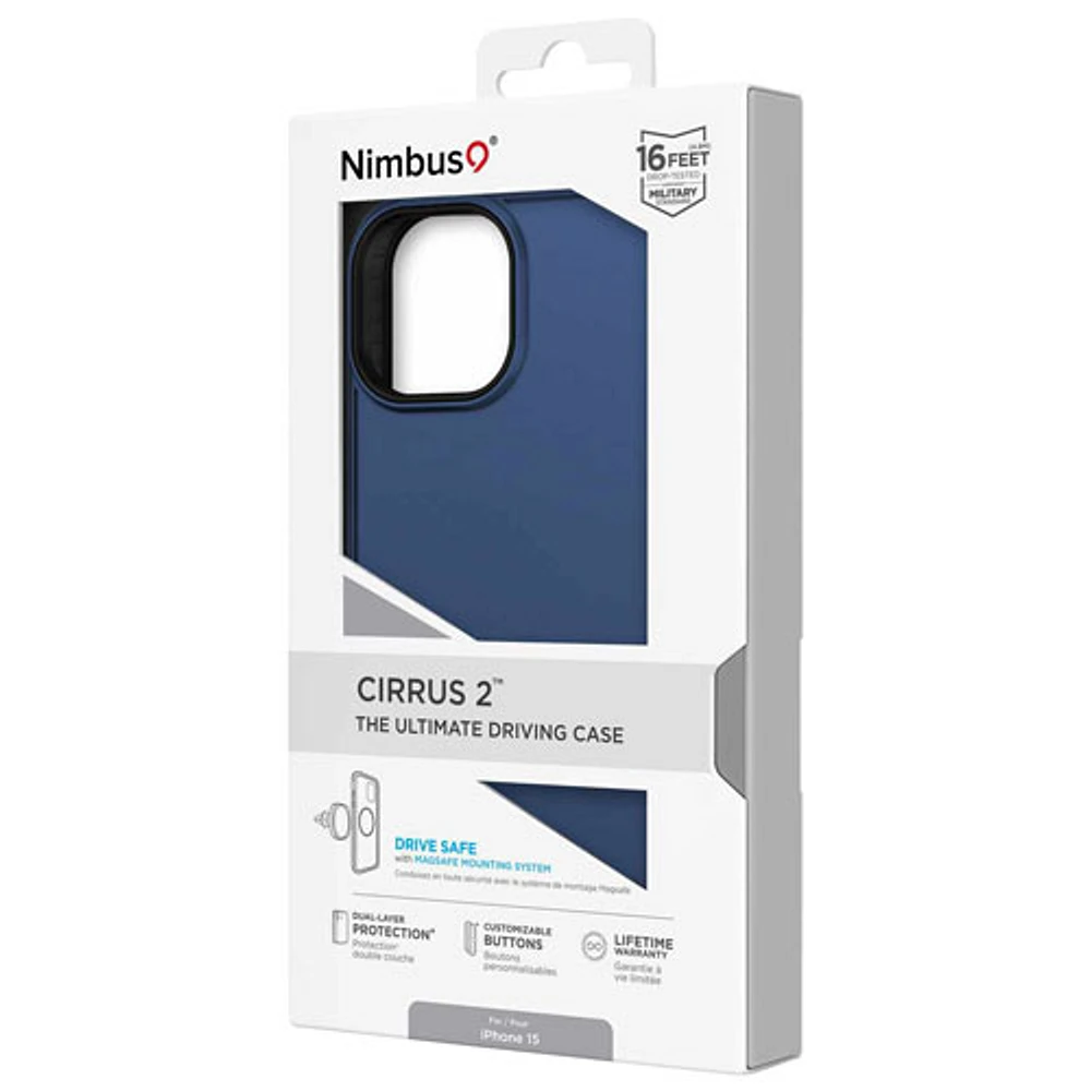Nimbus9 Cirrus 2 Fitted Hard Shell Case with MagSafe for iPhone 15 - Blue