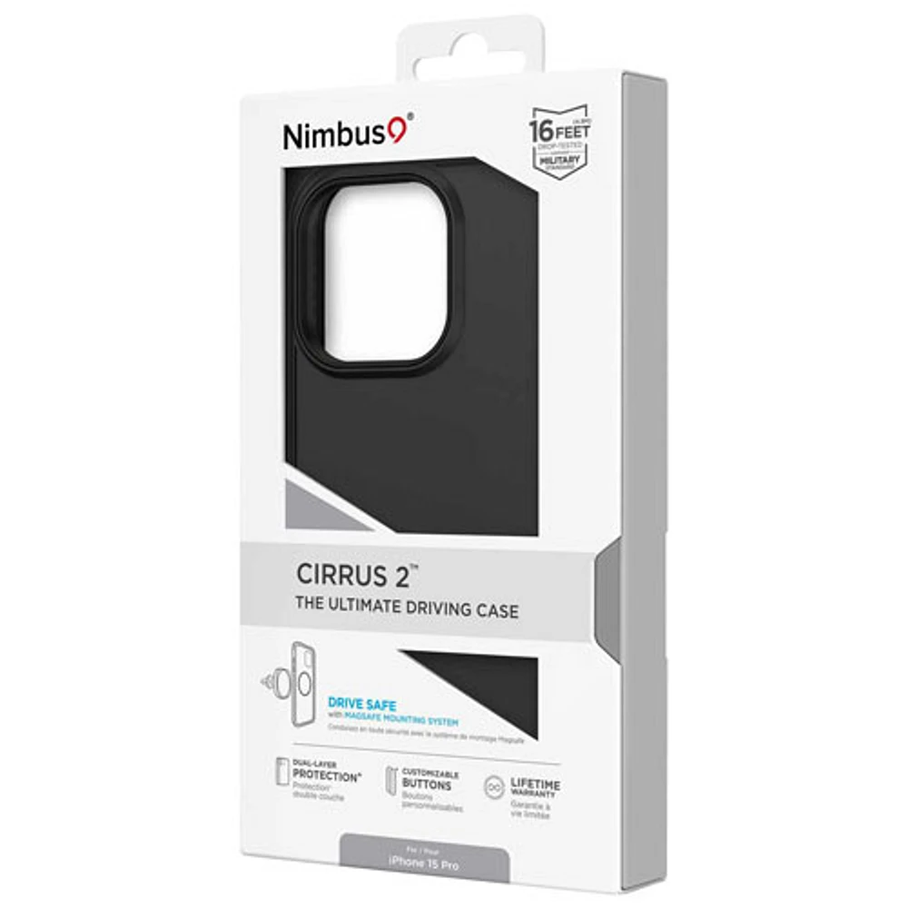 Nimbus9 Cirrus 2 Fitted Hard Shell Case with MagSafe for iPhone 15 Pro - Black