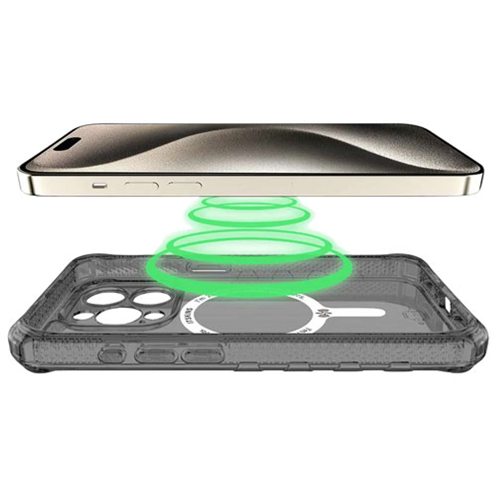 Itskins Supreme_R Fitted Hard Shell Case with MagSafe for iPhone 15 Pro - Clear