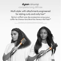 Dyson Airwrap Multi-Styler Complete Long Diffuse for Curly & Coily Hair – Nickel/ Copper