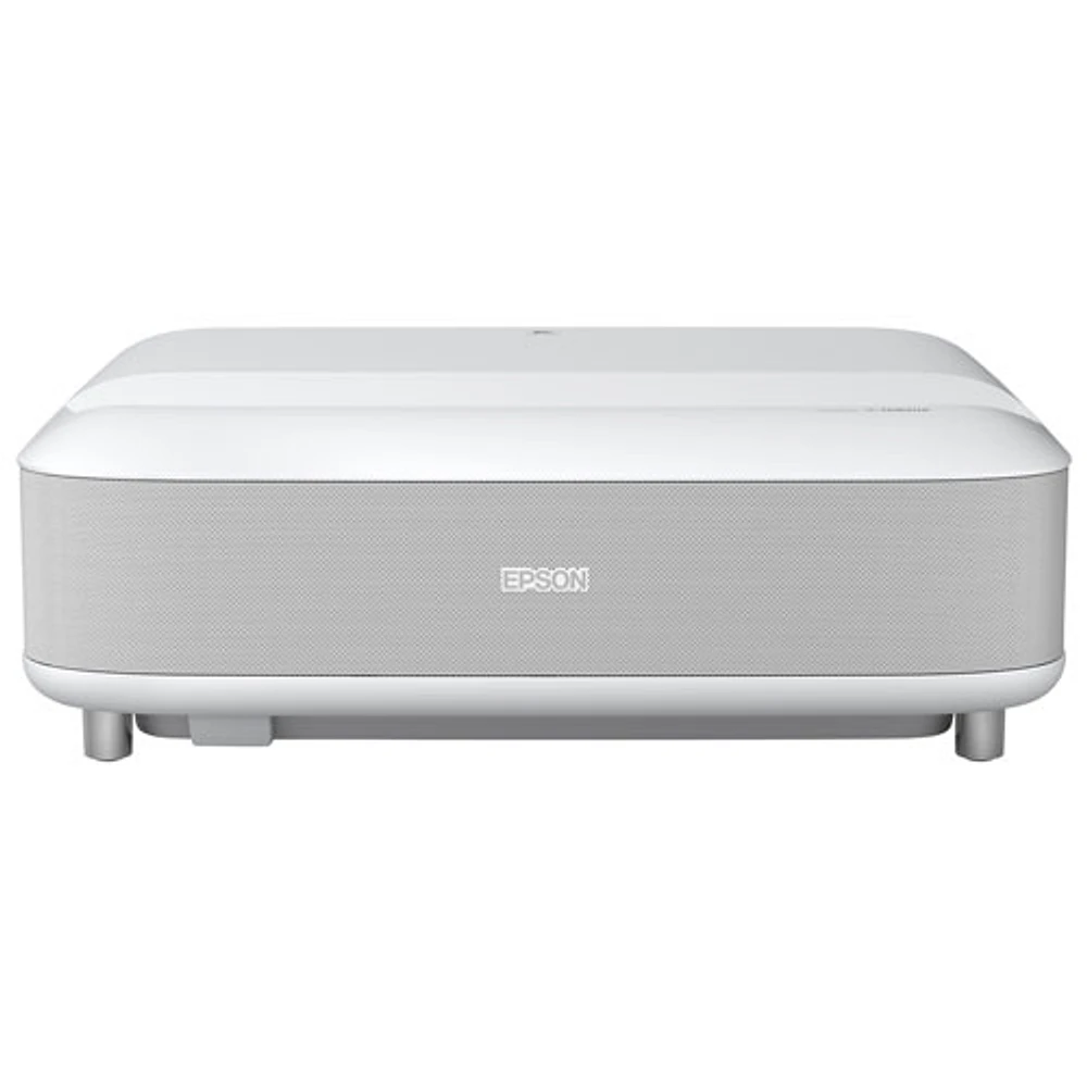 Epson EpiqVision Ultra LS650 Smart Streaming Laser 4K HDR Home Theatre Projector with Android TV - White