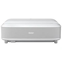 Epson EpiqVision Ultra LS650 Smart Streaming Laser 4K HDR Home Theatre Projector with Android TV - White