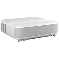 Epson EpiqVision Ultra LS650 Smart Streaming Laser 4K HDR Home Theatre Projector with Android TV - White