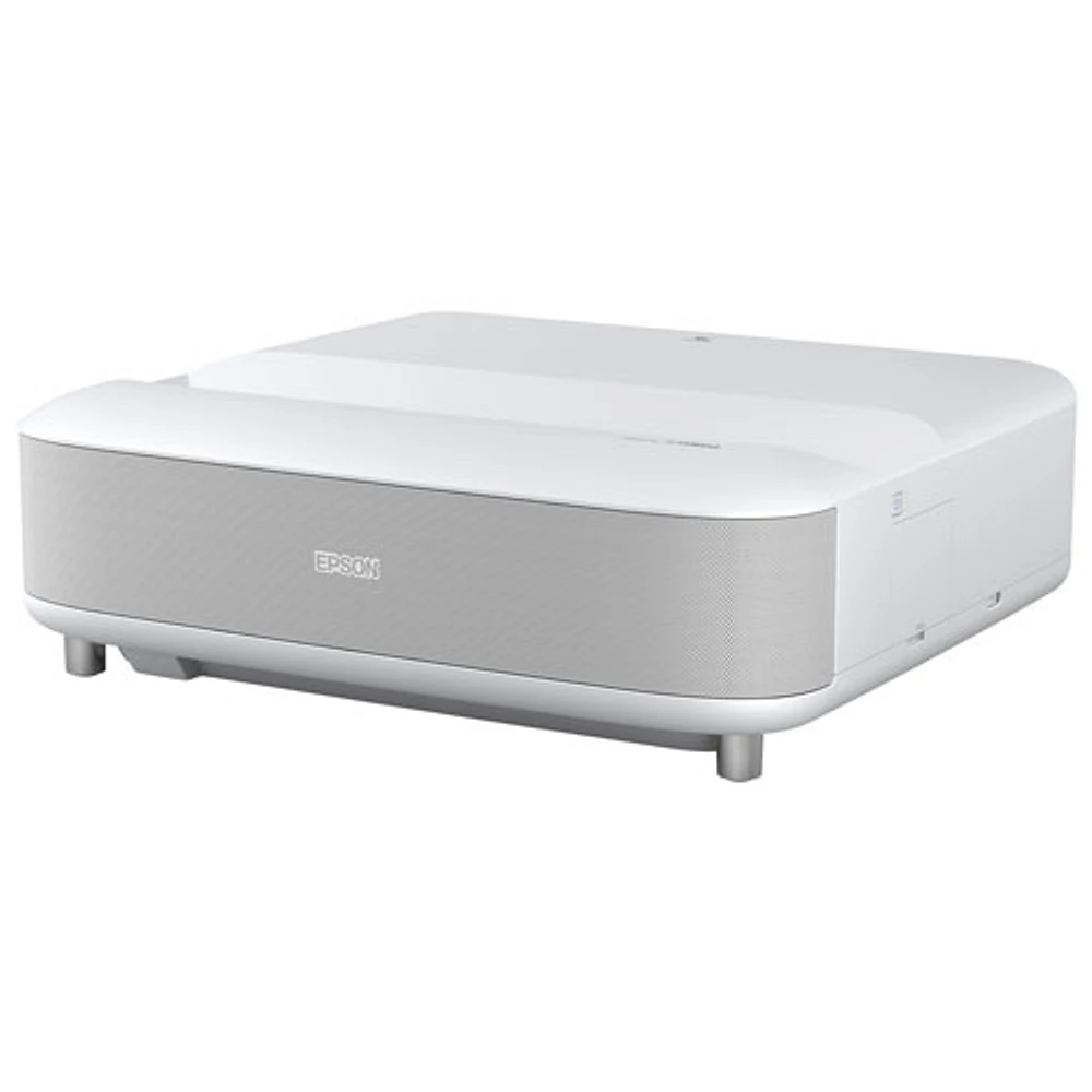 Epson EpiqVision Ultra LS650 Smart Streaming Laser 4K HDR Home Theatre Projector with Android TV - White