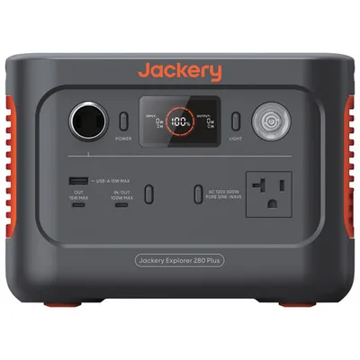 Jackery Explorer 280+ Portable Power Station - 300 Watts - Only at Best Buy