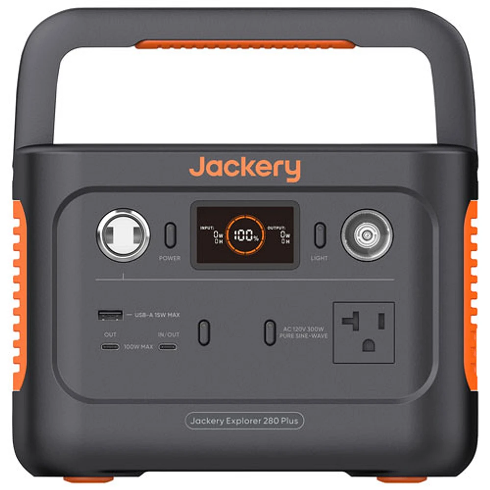 Jackery Explorer 280+ Portable Power Station - 300 Watts - Only at Best Buy