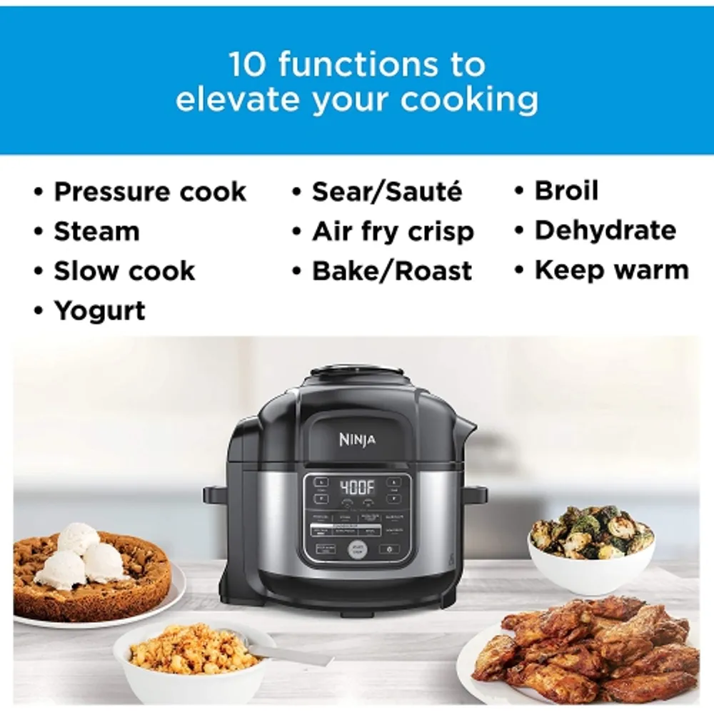 Ninja Foodi Pressure Cooker, Slow Cooker, and Air Fryer - Refurbished