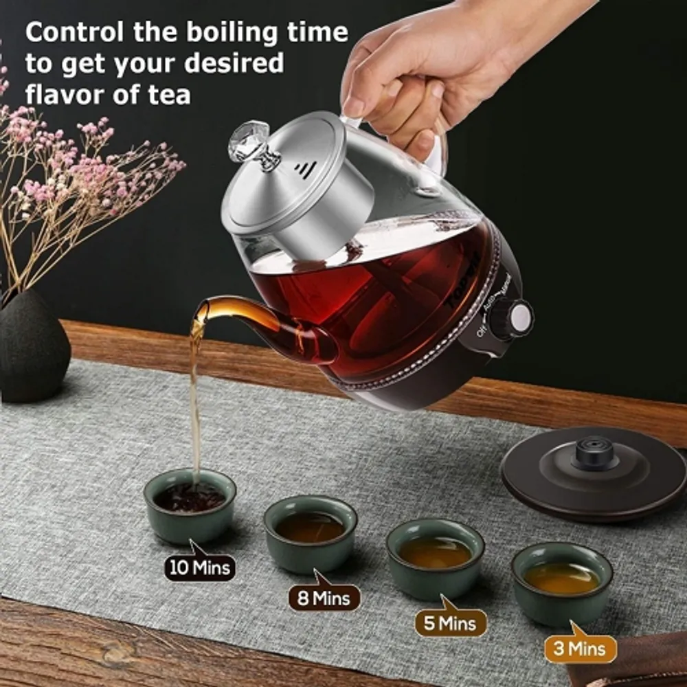 Topwit Glass Electric Kettle for Tea or Coffee, Tea Maker