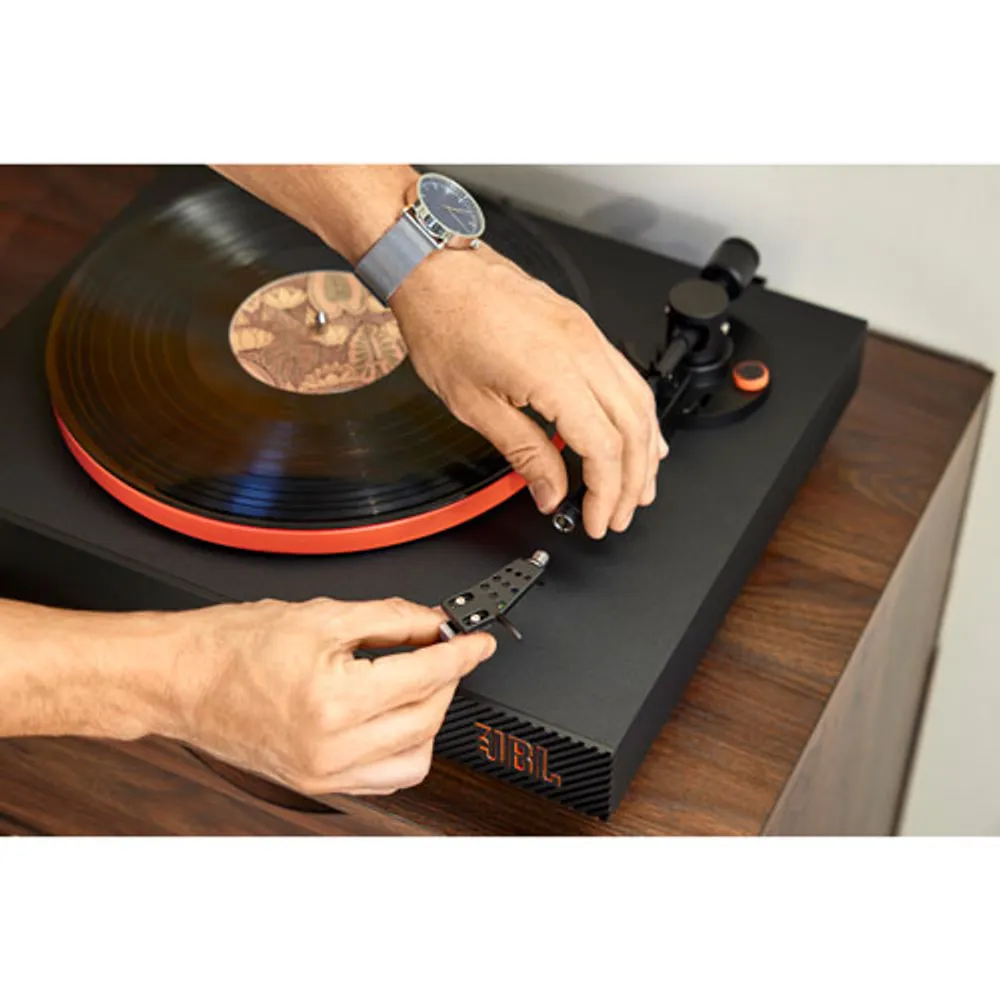 JBL Spinner Belt Drive Bluetooth USB Turntable - Black