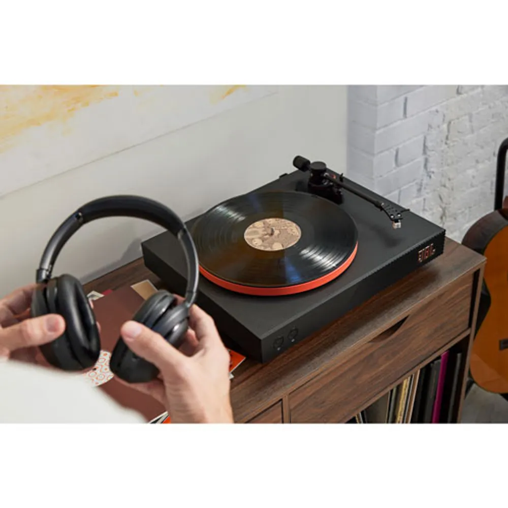 JBL Spinner Belt Drive Bluetooth USB Turntable - Black