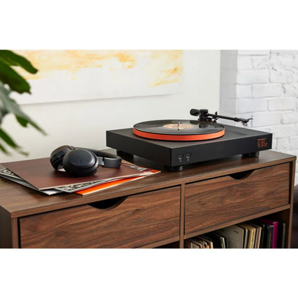 JBL Spinner Belt Drive Bluetooth USB Turntable - Black