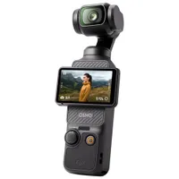 Caméra portative 4K à stabilisation à 3 axes Osmo Pocket 3 de DJI avec écran tactile rotatif - Noir