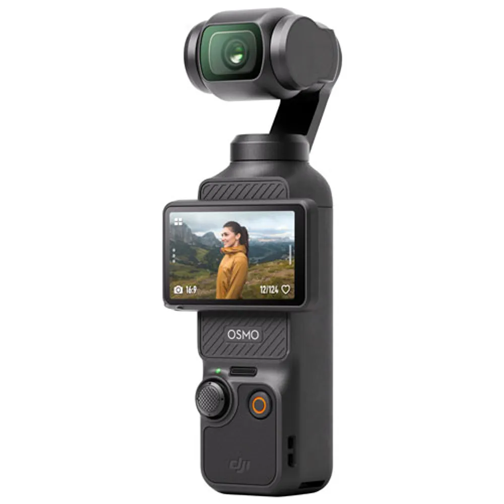 DJI Osmo Pocket 3 3-Axis Stabilized 4K Handheld Camera with Rotatable touchscreen - Black