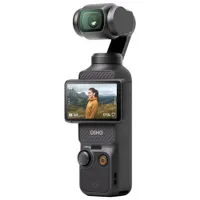 Caméra portative 4K à stabilisation à 3 axes Osmo Pocket 3 de DJI avec écran tactile rotatif - Noir