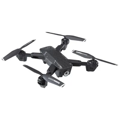 Drone/avion téléguidé repliable Skyhawk de Vivitar avec caméra et manette - Noir - Exclusivité de Best Buy