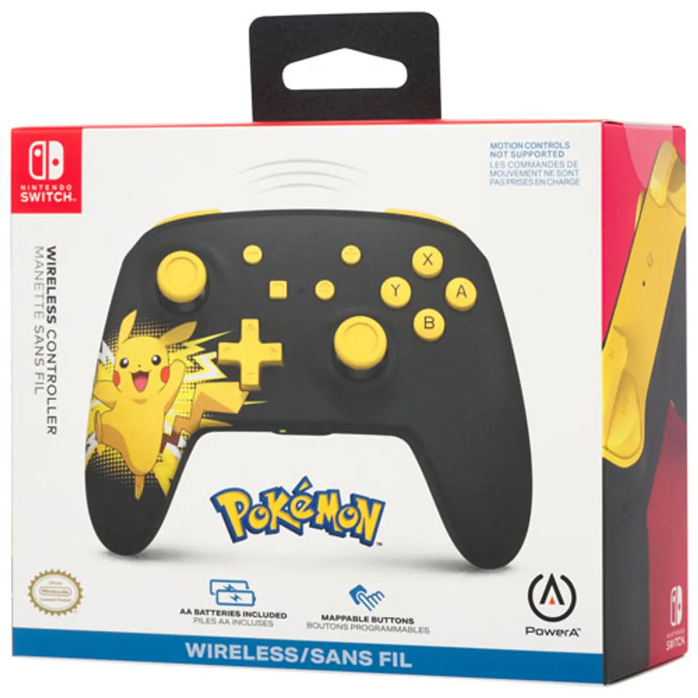 PowerA Pikachu Wireless Controller for Nintendo Switch - Black