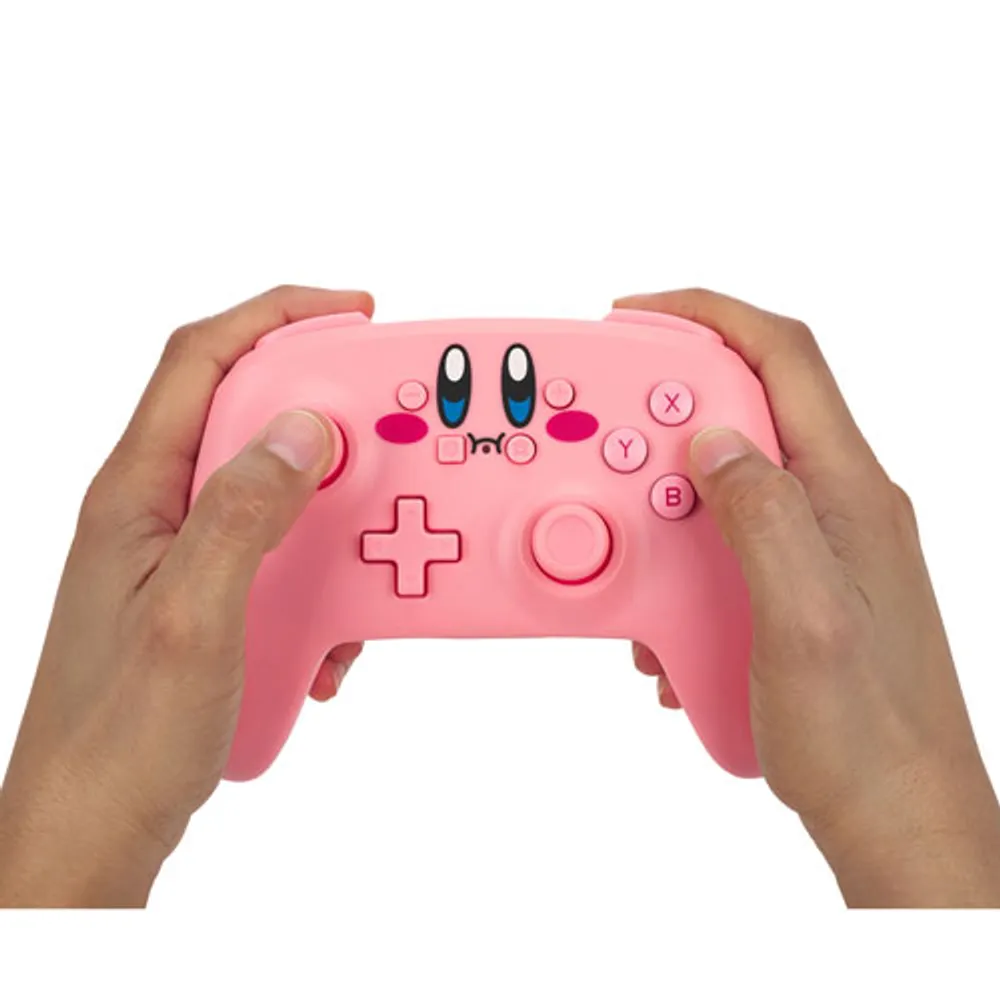 PowerA Kirby Mouth Wireless Controller for Nintendo Switch - Pink