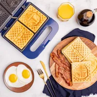 Uncanny Brands Star Wars Mando & Grogu 2-Slice Waffle Maker