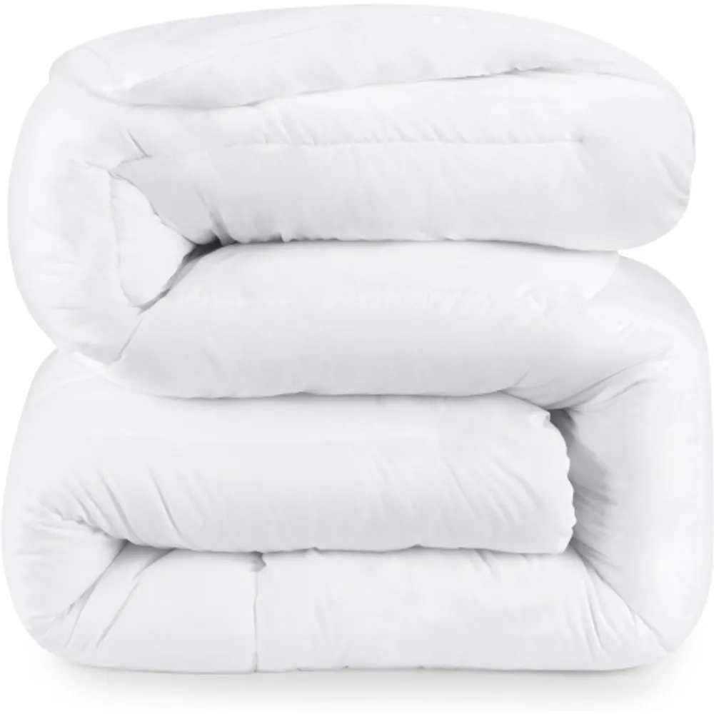 Queen Comforter Duvet Insert White - Quilted Comforter with Corner Tabs -  Hypoallergenic, Plush Siliconized Fiberfill, Box Stitched Down Alternative  Comforter by Utopia Bedding 