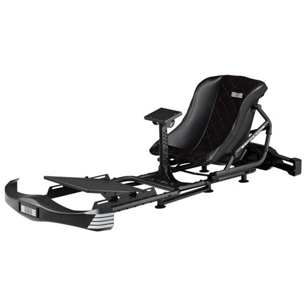 Uni Next Level Racing Go Kart Simulator Cockpit Plus Frame - Black