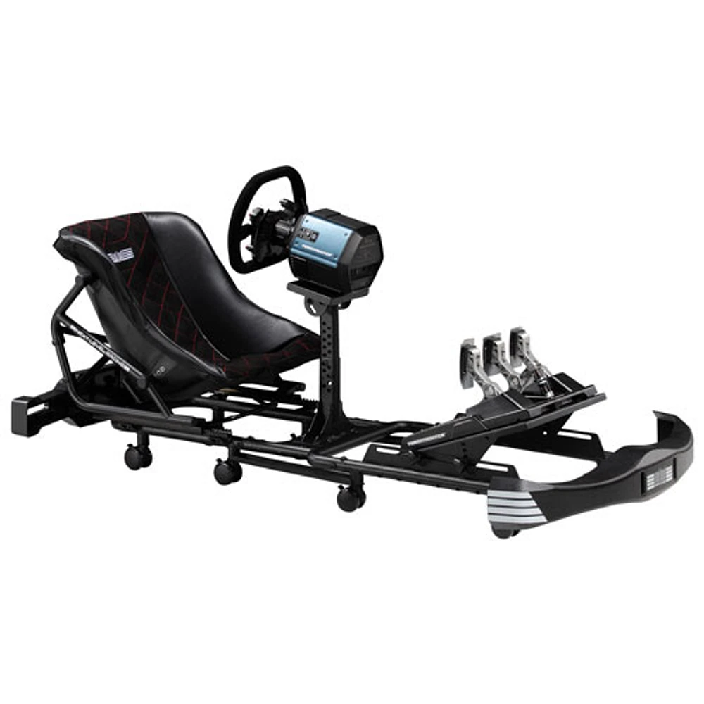 Uni Next Level Racing Go Kart Simulator Cockpit Plus Frame - Black