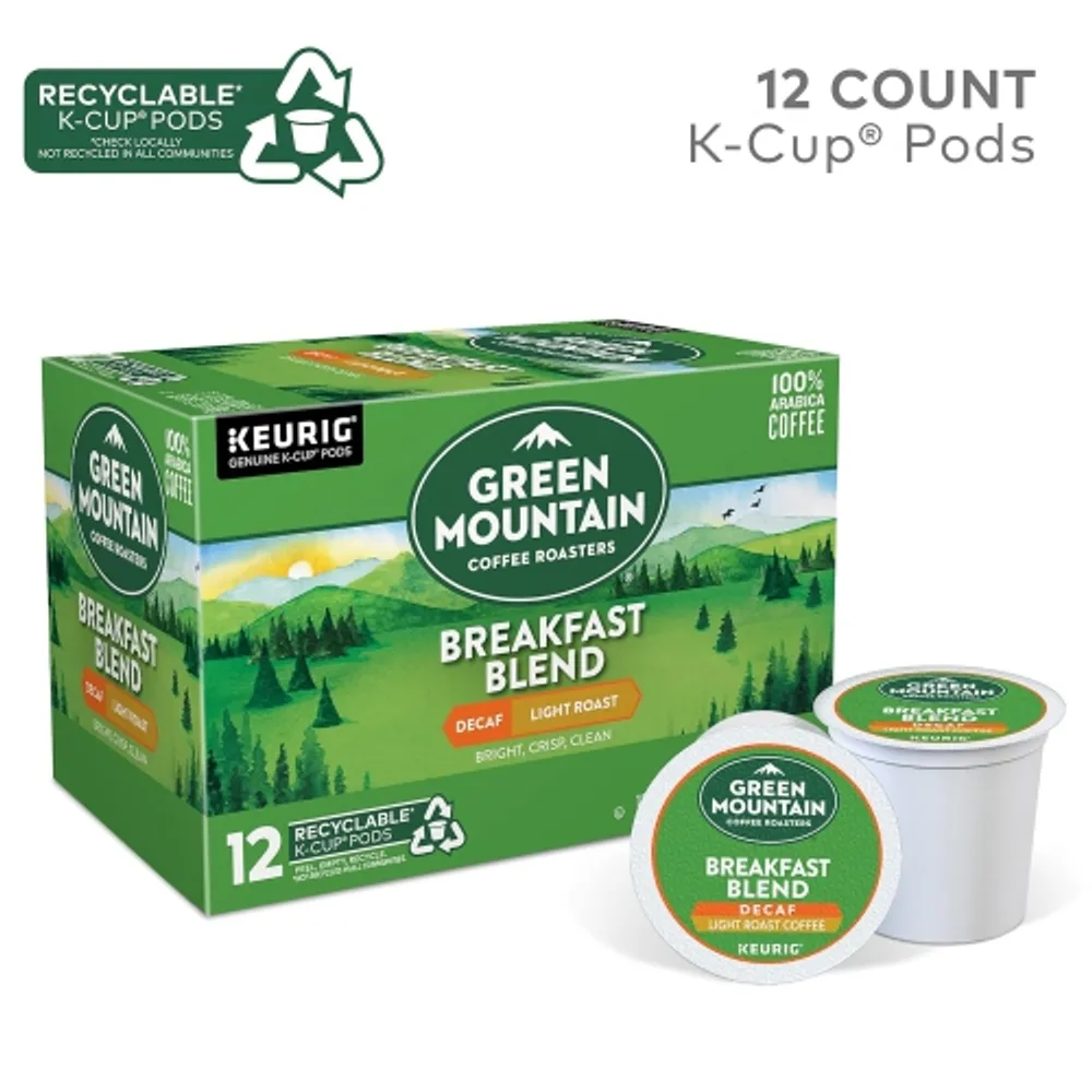 green mountain breakfast blend decaf coffee