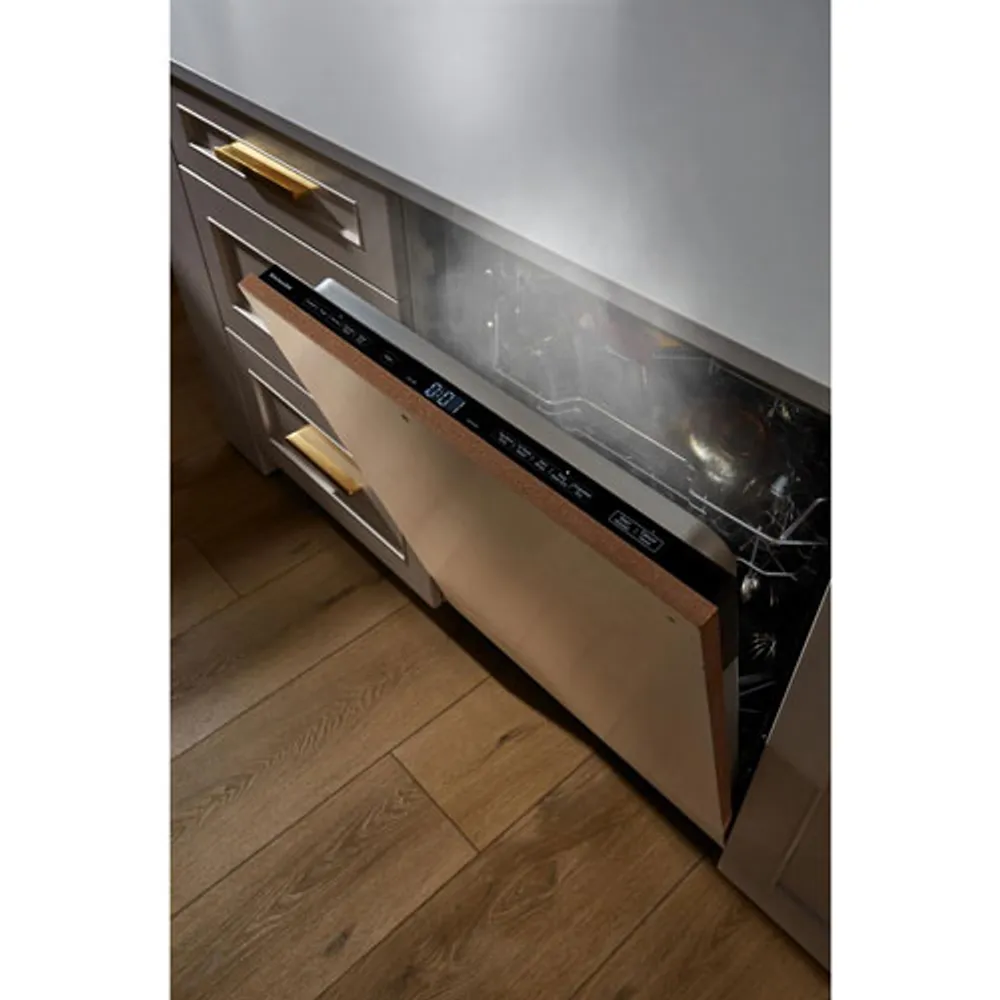 KitchenAid 24" 39dB Built-In Dishwasher w/ Stainless Steel Tub & Third Rack (KDTF924PPA) - Panel Ready