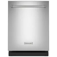 KitchenAid 24" 39dB Built-In Dishwasher w/ Stainless Steel Tub & Third Rack (KDTF924PPS) -Stainless Steel