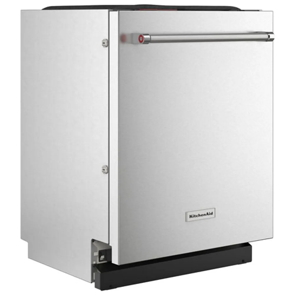 KitchenAid 24" 39dB Built-In Dishwasher w/ Stainless Steel Tub & Third Rack (KDTF924PPS) -Stainless Steel