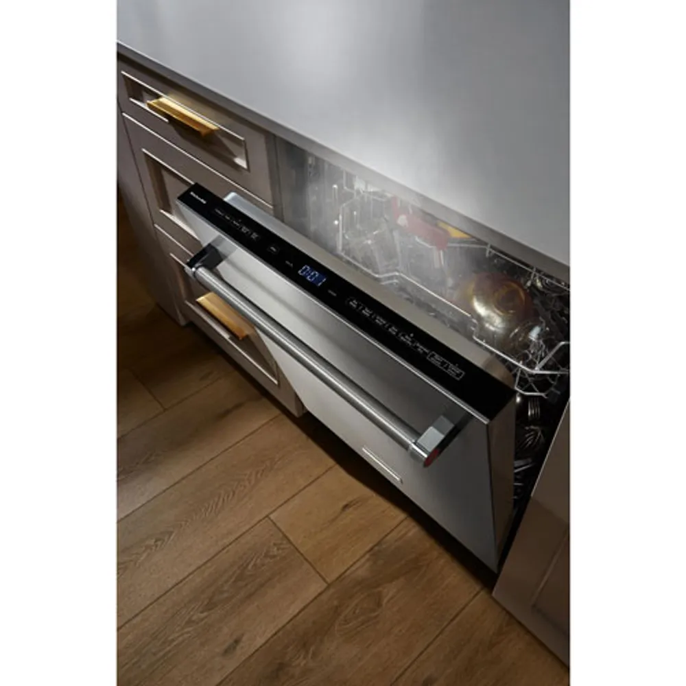 KitchenAid 24" 39dB Built-In Dishwasher w/ Stainless Steel Tub & Third Rack (KDTF924PPS) -Stainless Steel