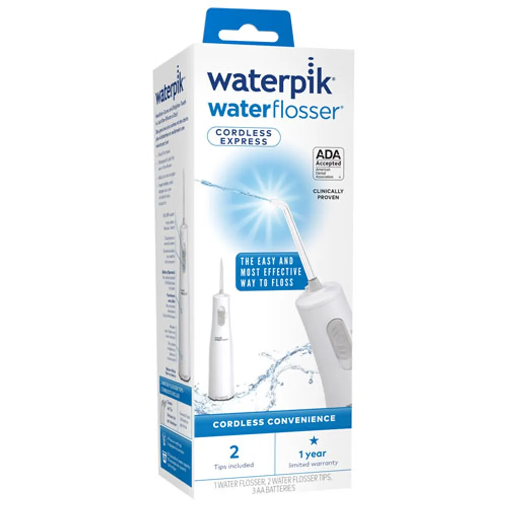 Waterpik Cordless Express Water Flosser (WF-02W010) - White