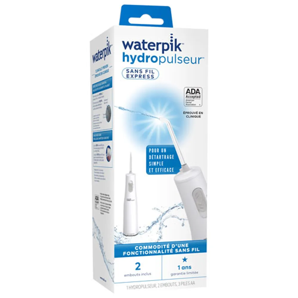 Waterpik Cordless Express Water Flosser (WF-02W010) - White