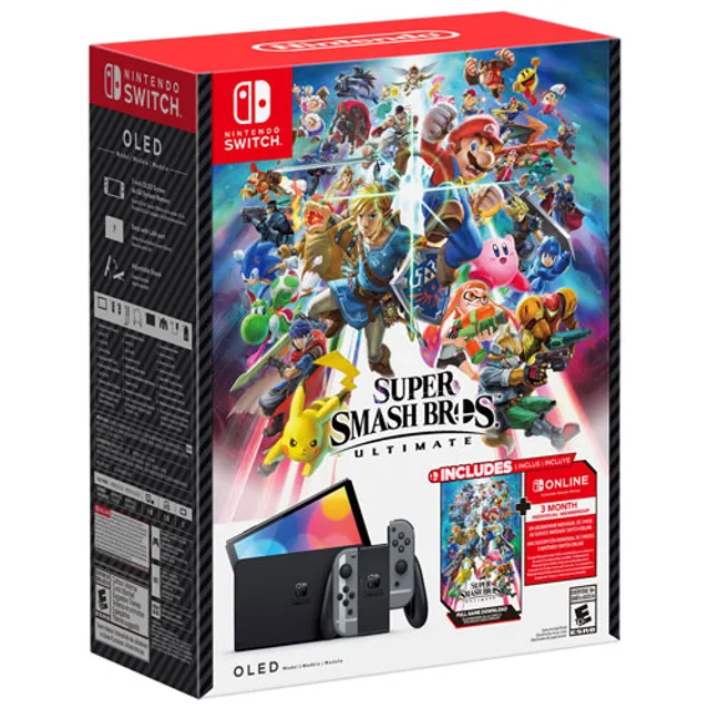 Console Nintendo Switch Oled Bundle Super Smash Bros Ultimate (Naciona - TK  Fortini Games