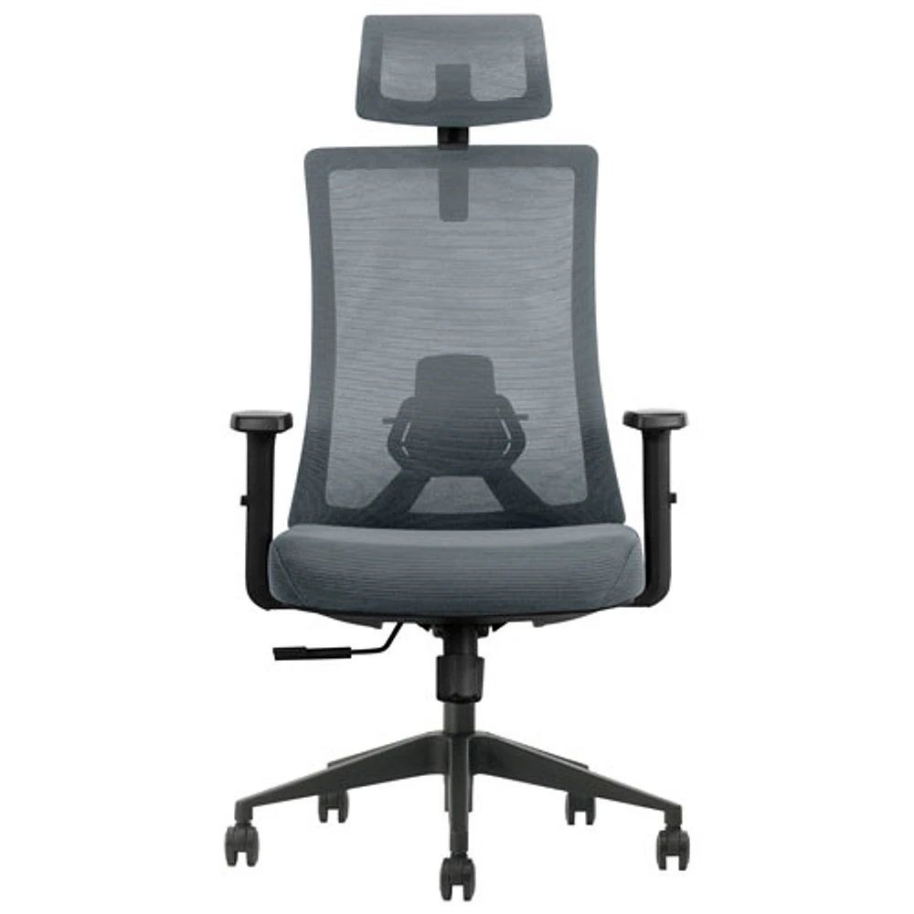 Fauteuil de bureau ergonomique à dossier haut de Kopplen - Gris