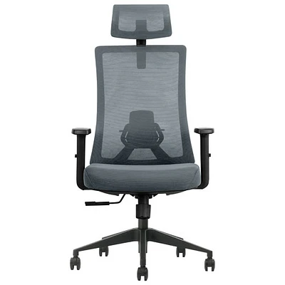 Fauteuil de bureau ergonomique à dossier haut de Kopplen - Gris