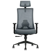 Fauteuil de bureau ergonomique à dossier haut de Kopplen - Gris