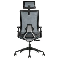 Fauteuil de bureau ergonomique à dossier haut de Kopplen - Gris